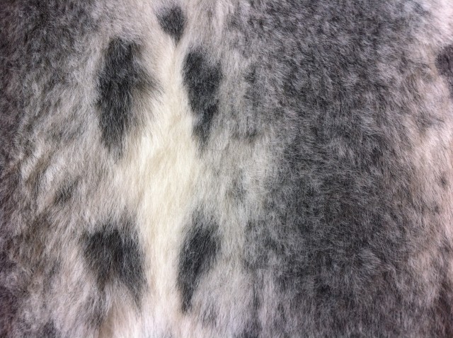 Faux Fur – Grey Lynx
