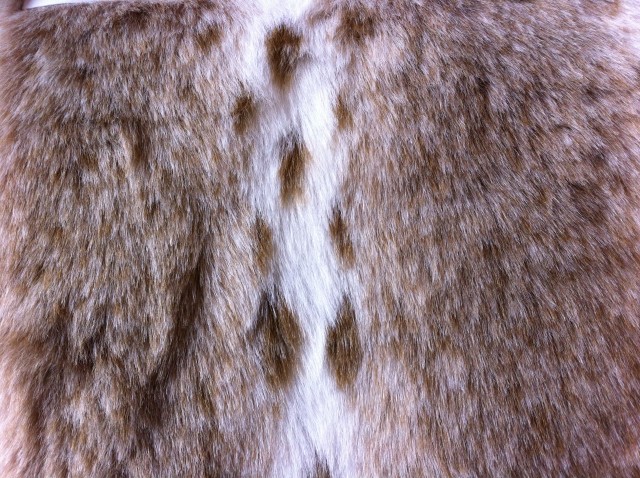 Faux Fur – Tan Lynx