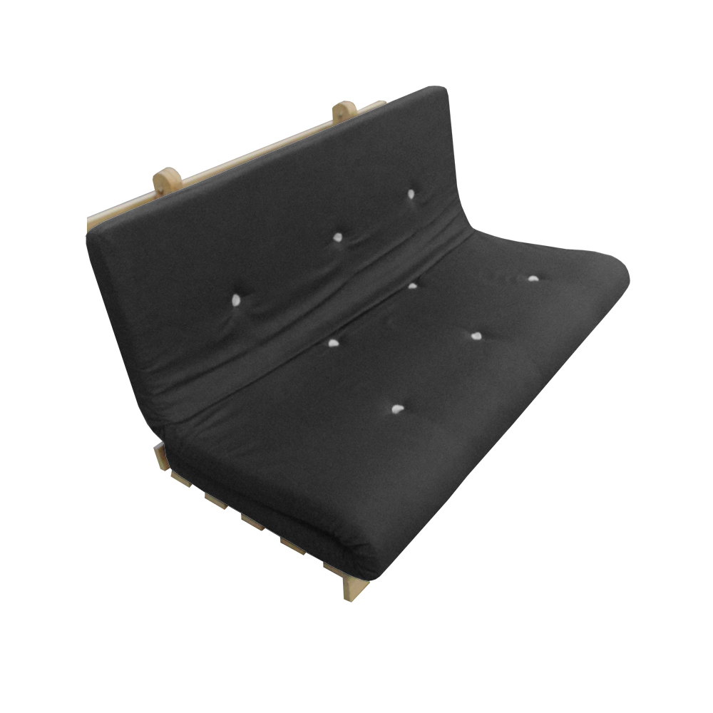UK Manufactured Guest Bed 9 Colours Available Roll Out Bed Memory Foam Futon Mattress 190cm x 75cm 1 Seater 3 Sizes Available MyLayabout Single Black 